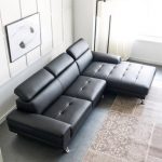 자네트 자드 4인용 카우치 가죽쇼파