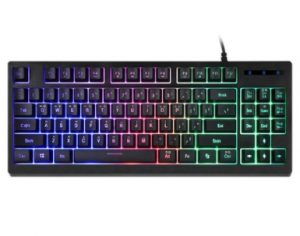 앱코 HACKER K150 텐키리스 레인보우 LED 게이밍 멤브레인 키보드